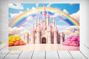 Fundo Fotográfico Castelo Encantado 3,0m x 2,0m