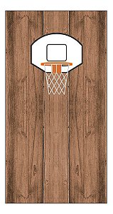 Painel Retangular Decorativo Tema Basquete - Veste Fácil 2x1