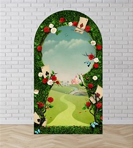 Painel De Decoração Romano - Personagens - 2m X 1m Portal Alice