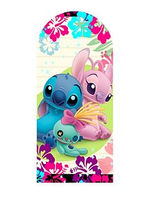 Painel De Decoração Romano - Personagens - 2m X 1m stitch e angel
