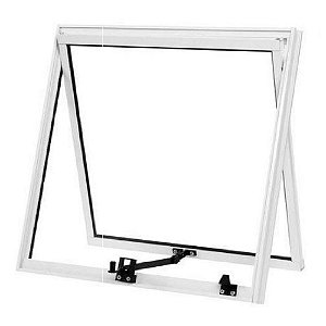 Janela Vitro Maxim Ar Alumínio Branco Modular Vidro Mini-Boreal