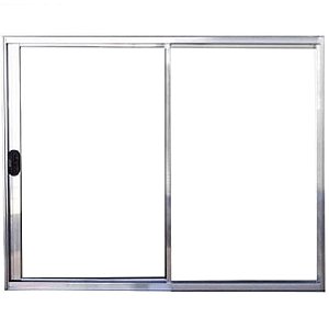 Janela Vitro 2 Folhas Alumínio Brilhante Modular