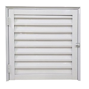 Portinhola Alçapão Abrigo Alumínio Branco 60 Cm Linha Veneza