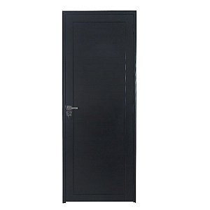 Porta Lambril de Alumínio Preto Com Maçaneta Premium Linha 30