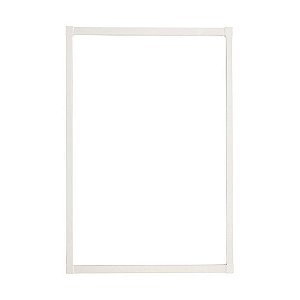 Arremate Guarnição Para Porta De Alumínio Branco