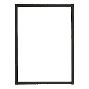 Arremate Guarnição Para Porta De Alumínio Preto