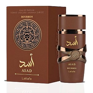 Perfume Árabe Lattafa Asad Bourbon Masculino Eau de Parfum Original - 100ml