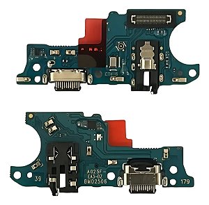 Placa de Carga Conector Compatível Galaxy A02s A025 Turbo Original USB