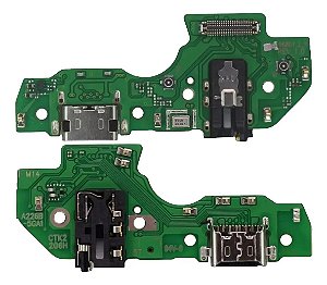 Sub Placa Conector de Carga Compatível Galaxy A22 5G Turbo USB Microfone