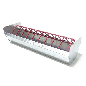Comedouro Calha Galvanizado 30cm