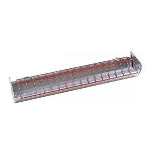 Comedouro Calha Galvanizado 50cm