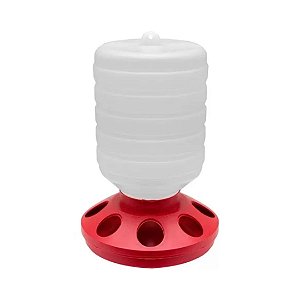 Comedouro 1,5kg Tubular Plástico 10 Furos