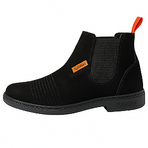 Bota Masculina de Couro Legítimo Preta