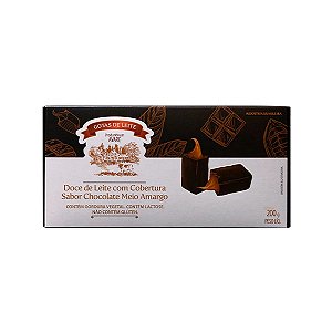 Doce de Leite Diet com Cobertura de Chocolate meio Amargo (200g) Pingo de Leite