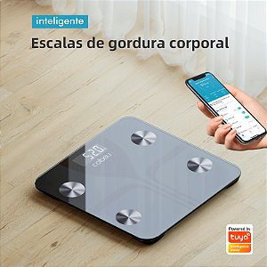 Balança Digital Inteligente de Bioimpedância – Tuya