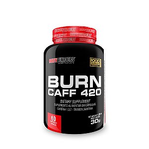 Cafeína - BURN CAFF 420 (60 Cáps.) - Bodybuilders