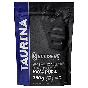 L-Taurina - 100% Pura (250g) Soldiers Nutrition