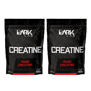 2x Creatina Monohidratada 100% Pura Refil (500g cada) Dark Lab