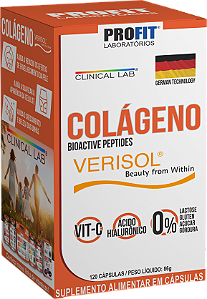 Colágeno Verisol® c/ Ácido Hialurônico (120 Cáps) Profit Labs