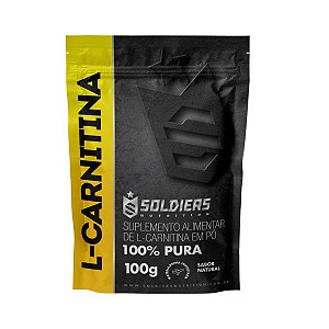L - Carnitina 100% Pura (100g) Soldiers Nutritions