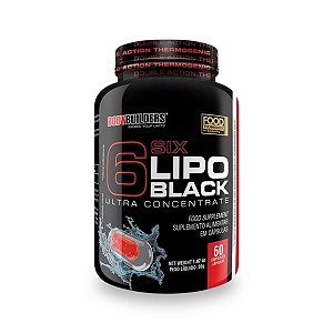 Six Lipo Black Ultra Concentrado (60 Cáps.) Bodybuilders