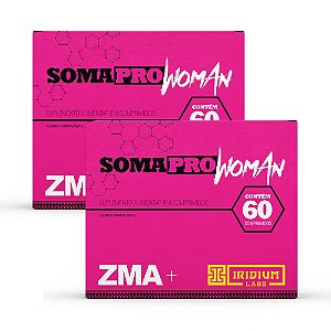 2x Soma Pro Mulher ZMA® Pré Hormonal (60 Cáps. cada)