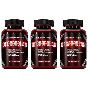Kit 3 Decadrolan Máximo desempenho Para Sua Atividade Força Ganho de Massa Magra GH e Testoterona