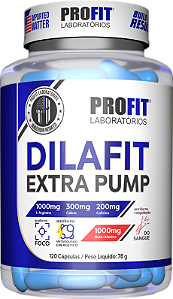Vasodilatador Pré Treino Dilafit Extra Pump (120 Cáps) Profit Labs