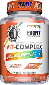 Multivitamínico Vit Complex A - Z (90 Cáps.) Profit Labs