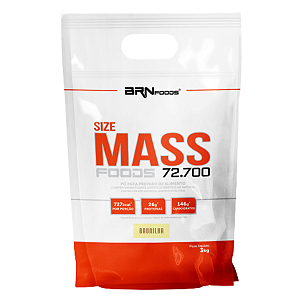Refil Hipercalórico Size Mass Foods (3kg) BRN FOODS