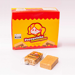 Paçoquinha Hamburguesa - 24un.