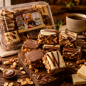 Amendoim e Chocolate | Doces Hamburguesa