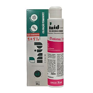 KIT MID COLOR 8.89 - CHAMPAGNE  MID COLOR 60G E OX 20VOL 75ML