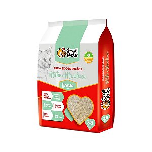 Areia BiodegradaÌ?vel Great Pets Milho E Mandioca Grossa 38Kg