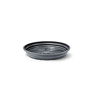 Prato Plástico para Vasos Nutriplan Preto Nº 6