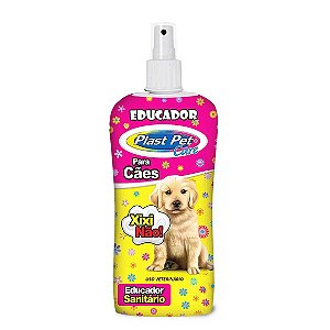 Kit Plast Pet Adestrador Xixi Pode 500ml + Não Pode 20ml Único
