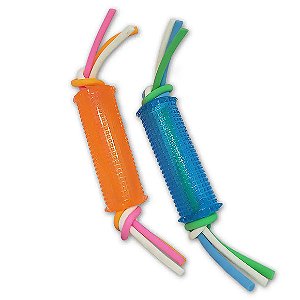 Brinquedo Tubo Mordedor para Cães Cores Sortidas - VillaPet Único