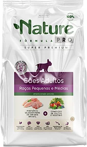 Ração Nature formula  PRO Cães Adultos Raças Pequenas e Médias