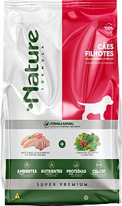 Ração Nature Fórmula Super Premium Cães Filhotes Raças Pequenas e Médias