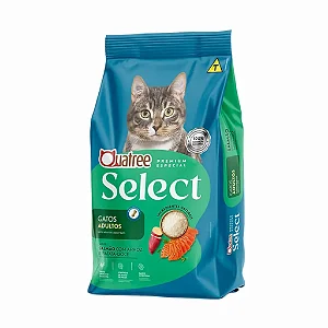 Ração Quatree select gatos Adultos salmão