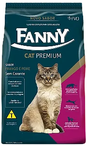 Ração Fanny Cat Frango E Peixe 25 Kg