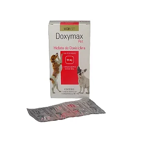 Doxymax Pet 50mg Cartela Com 14 Comprimidos