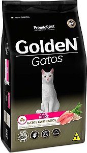 Ração Golden Gatos  Castrados sabor Peixe