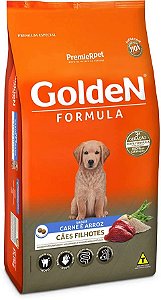 Ração Golden Cães Filhotes Raças Médias sabor Carne