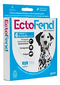 Ectofend Coleira Antiparasitaria Azul G 65cm