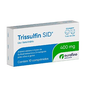 Trissulfin Sid 400mg Cartela 10 Comprimidos