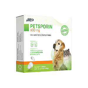 Petsporin Cartela 12 Compr 600 Mg
