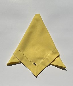 Guardanapo Ponto Ajour Amarelo Claro