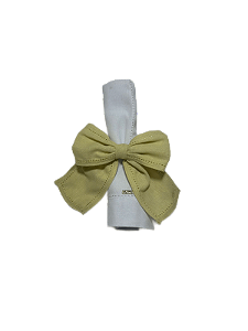 Argola para Guardanapo Laço Amarelo