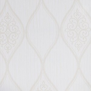 Papel de Parede Arabesco Bege Claro - Coleção Grace 3 Kantai